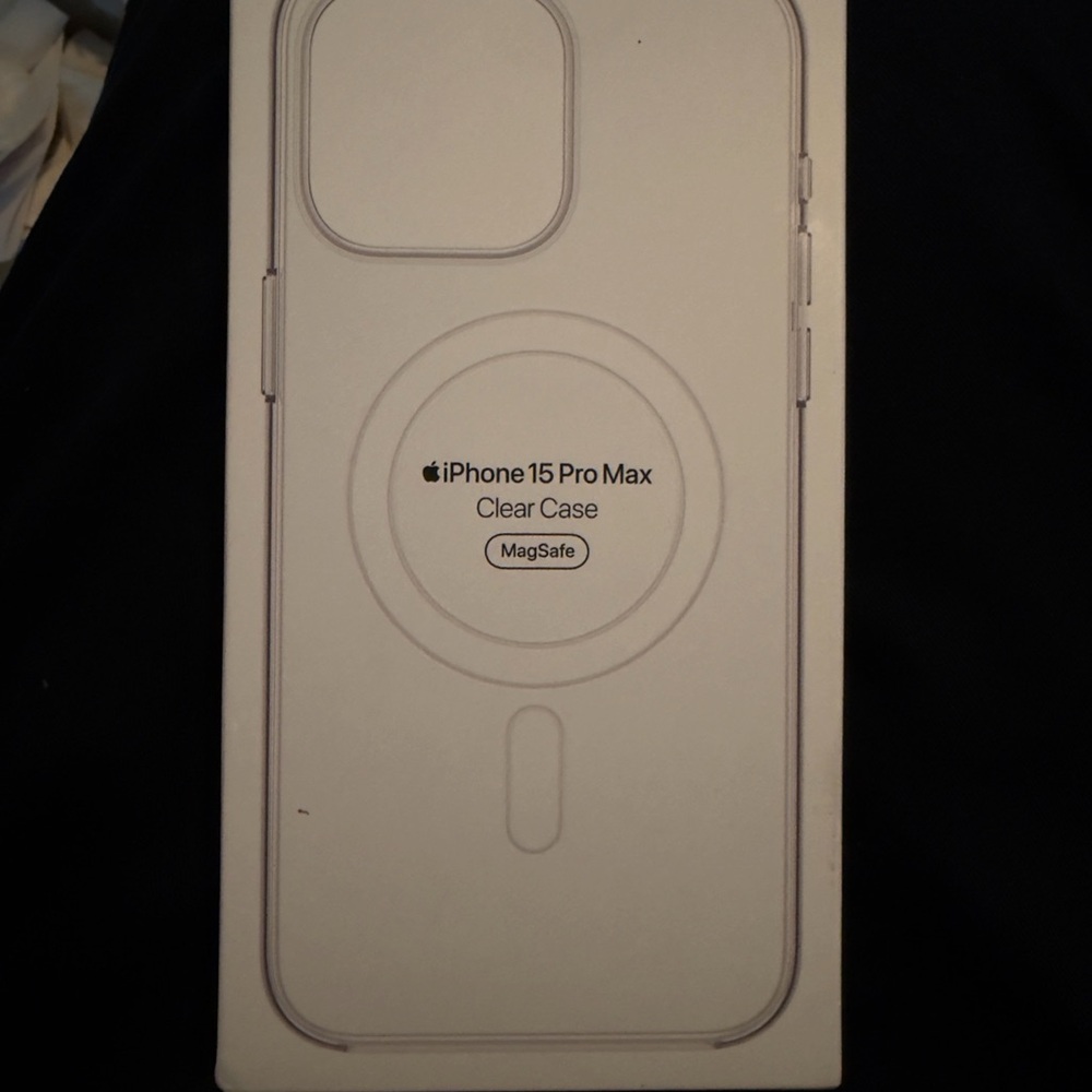 Apple iPhone 15 Pro Max Transparent Case with MagSafe